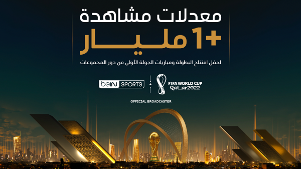 مشاهدة تخطت المليار لحفل الافتتاح لكأس العالم FIFA قطر 2022™على قنوات beIN SPORTS