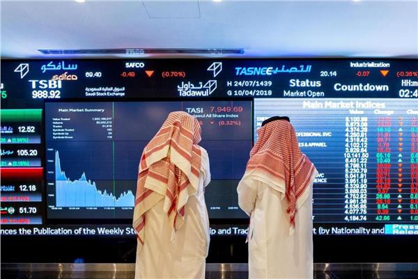 ارتفاع مؤشرات الاسهم السعودية بختام تعاملات جلسة اليوم 